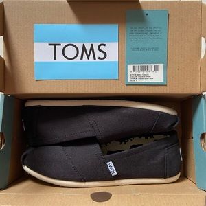 TOMS black on canvas